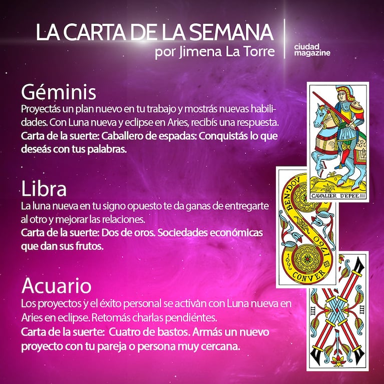 Luna Nueva en Aries y eclipse solar: qué signos serán beneficiados según las cartas de Jimena La Torre