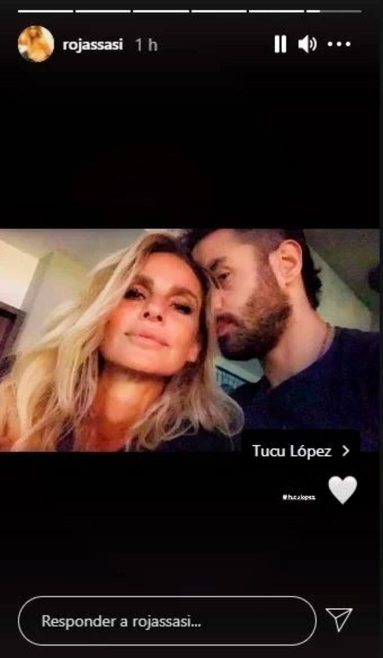 Lussich fue muy irónico con Sabrina Rojas al ver su posteo blanqueando el romance con Tucu López: "Parece que es para Luciano que lo mira por Instagram"