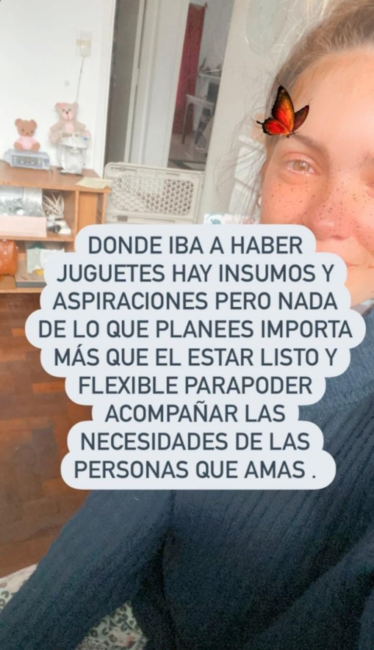 Maca Paz mostró emocionada el cuarto en el que recibirá a su hija tras su internación: "Donde iba a haber juguetes, hay insumos" 