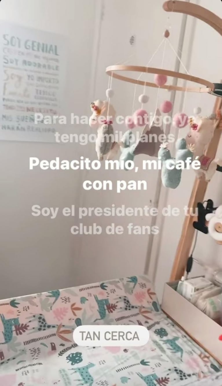 Maca Paz mostró emocionada el cuarto en el que recibirá a su hija tras su internación: "Donde iba a haber juguetes, hay insumos" 