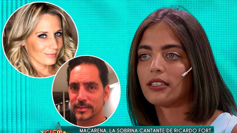 Macarena, la sobrina de Ricardo Fort, criticó con fuerza a More Rial por sus cirugías estéticas.