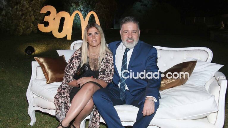 Macarena Rawson Paz y Fabián Doman, en crisis de pareja. (Foto: Ciudad Magazine)