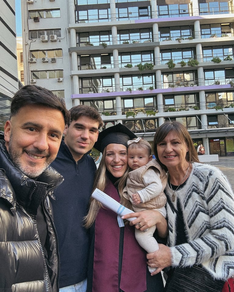 Macarena Rinaldi se recibió de psicóloga. CRÉDITO: IG/@macarinaldiok