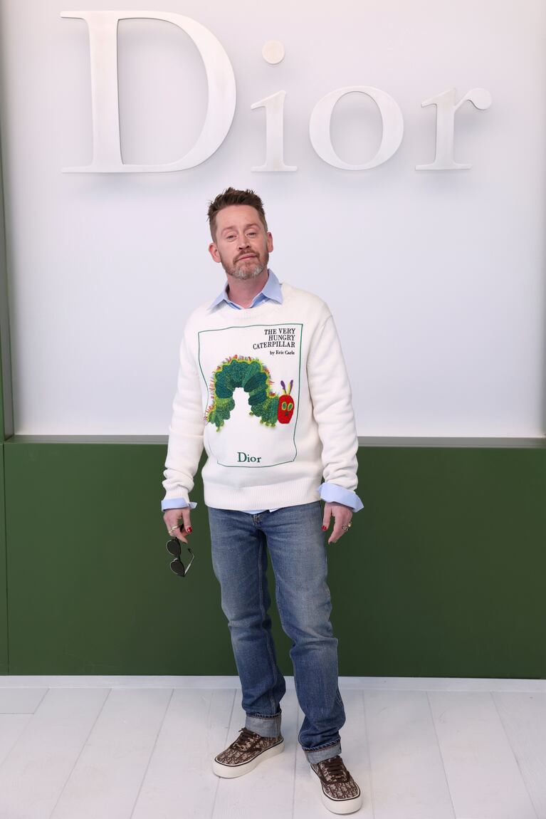 Macaulay Culkin en la Semana de la Moda Femenina en París Otoño/Invierno 2026 (Foto: AP).