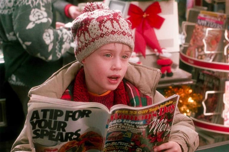 Macaulay Culkin en Mi Pobre Angelito (Home Alone).