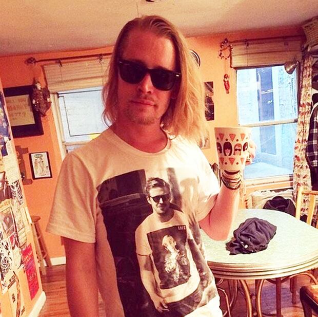 Macaulay Culkin y una divertida imagen en Twitter (Foto: Twitter). 