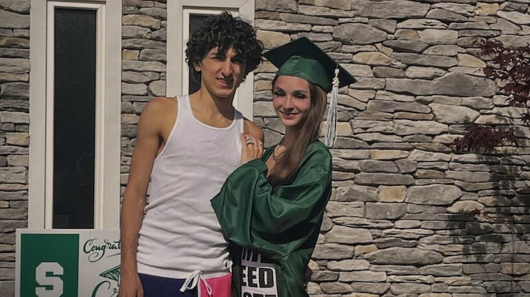 Mackenzie Shirilla junto a quien era su novio y una de las víctimas, Dominic Russo.