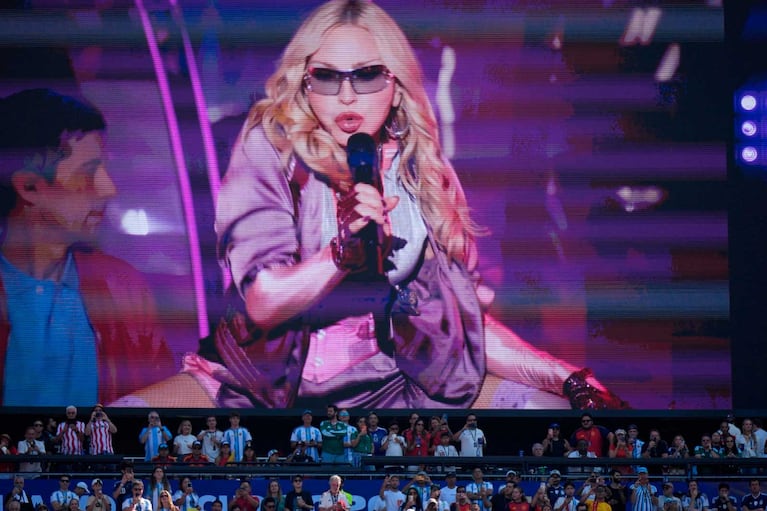Madona en pleno Show