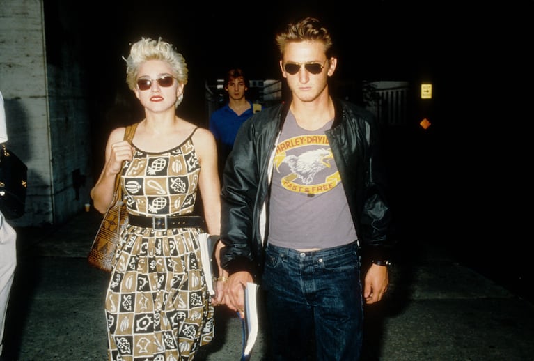 Madonna and Sean Penn en agosto de 1986 en New York City, New York.  (Photo by Vinnie Zuffante/Getty Images)