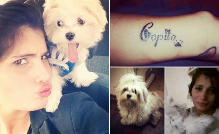 Magalí Mora y el emotivo homenaje a su perro Copito. (Foto: Instagram)