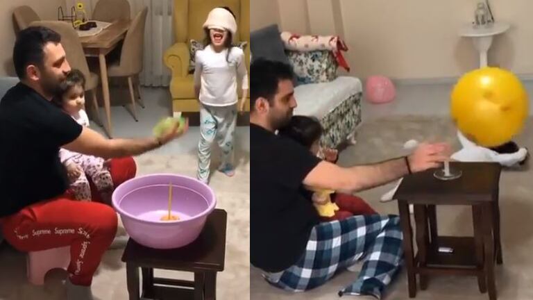 Magia: un padre hace realidad los trucos de su hija.