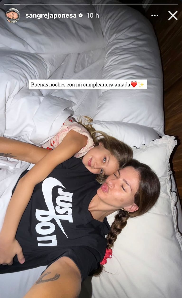 Magnolia Vicuña empezó su cumpleaños en Turquía con la China Suárez (Foto: Instagram/@sangrejaponesa).