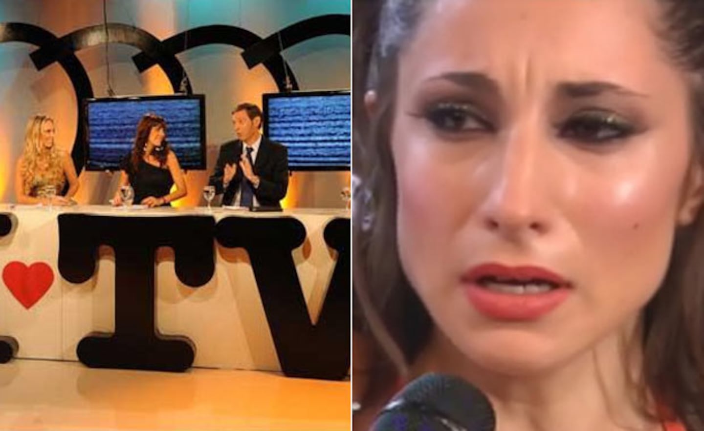 Magui Bravi se fue llorando de Yo amo a la TV. (Fotos: archivo Web)