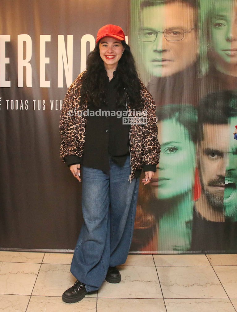 Maite Lanata en el estreno de la obra Coherencia (Foto: Movilpress).