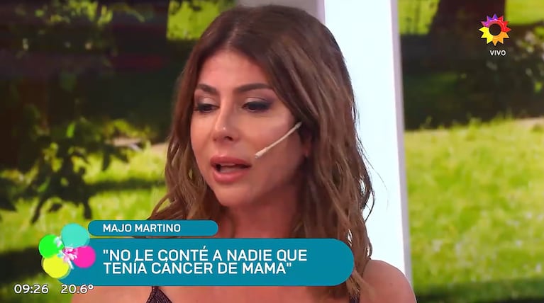 Majo Martino lloró al recordar cómo la acompañó Silvina Luna cuando le diagnosticaron cáncer
