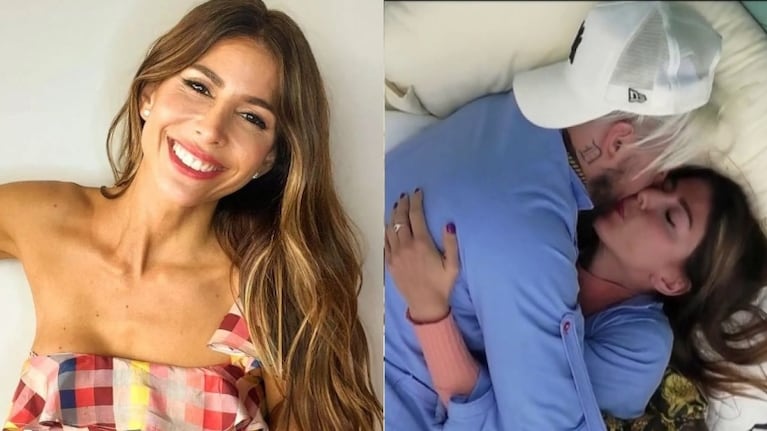 Majo Martino recordó su breve affaire con Alex Caniggia en El Hotel de los Famosos (Fotos: Web y Captura)