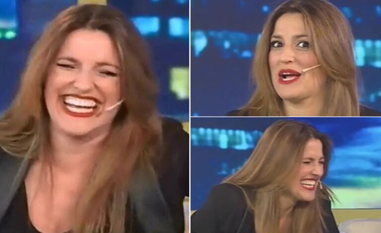 Maju Lozano contó en Twitter su insólito blooper callejero. (Capturas: archivo Telefe)