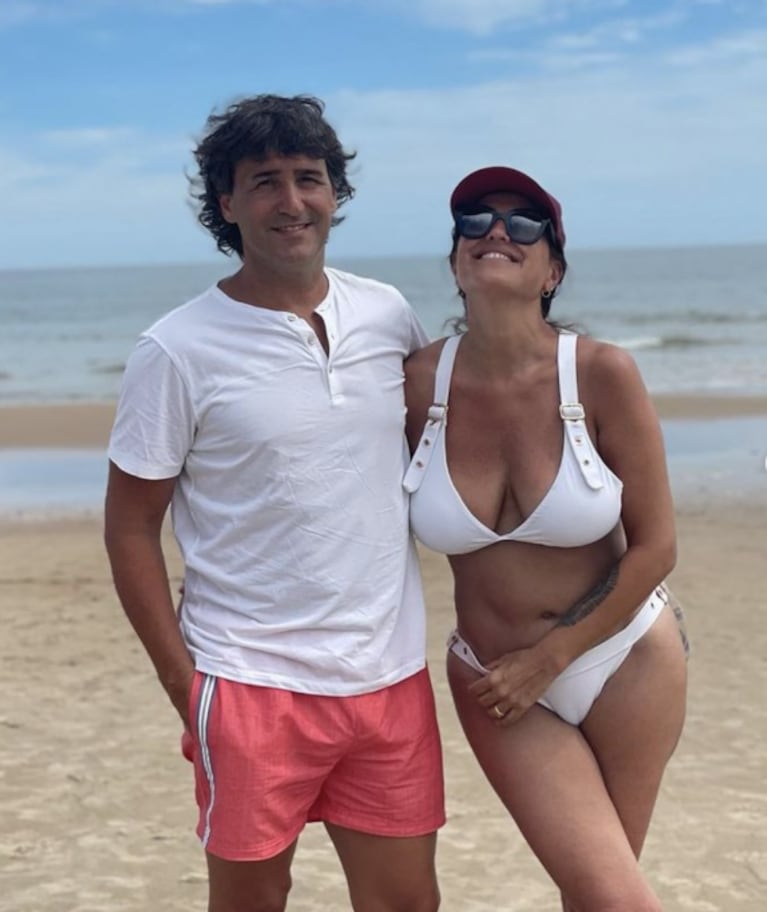 Maju Lozano se mostró enamorada de su novio en la playa durante sus vacaciones: "Juntos todo es más fácil"