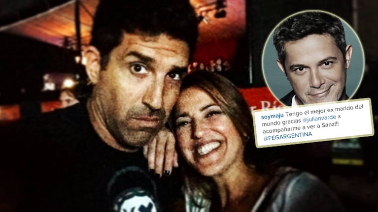 Maju Lozano y Julián Varde, ex con buena onda (Foto: Instagram y Web)