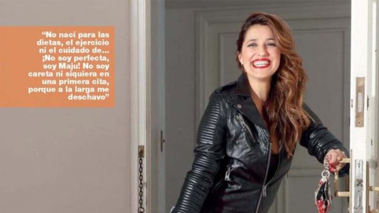 Maju Lozano y su hijo Joaquín. (Foto: revista Gente)