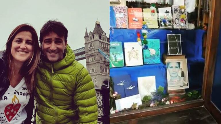Maju y su novio adelantaron la luna de miel y viajaron a Londres. 