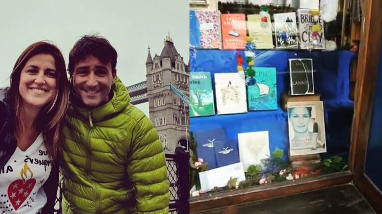 Maju y su novio adelantaron la luna de miel y viajaron a Londres. 