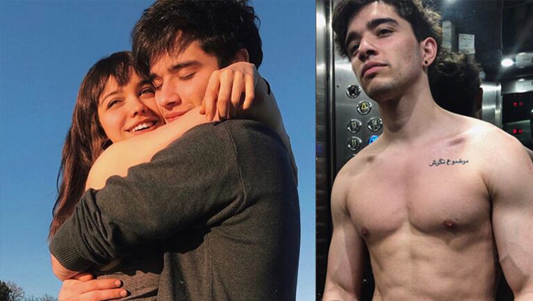 Malena compartió una foto sexy de Julián y elogió su figura.