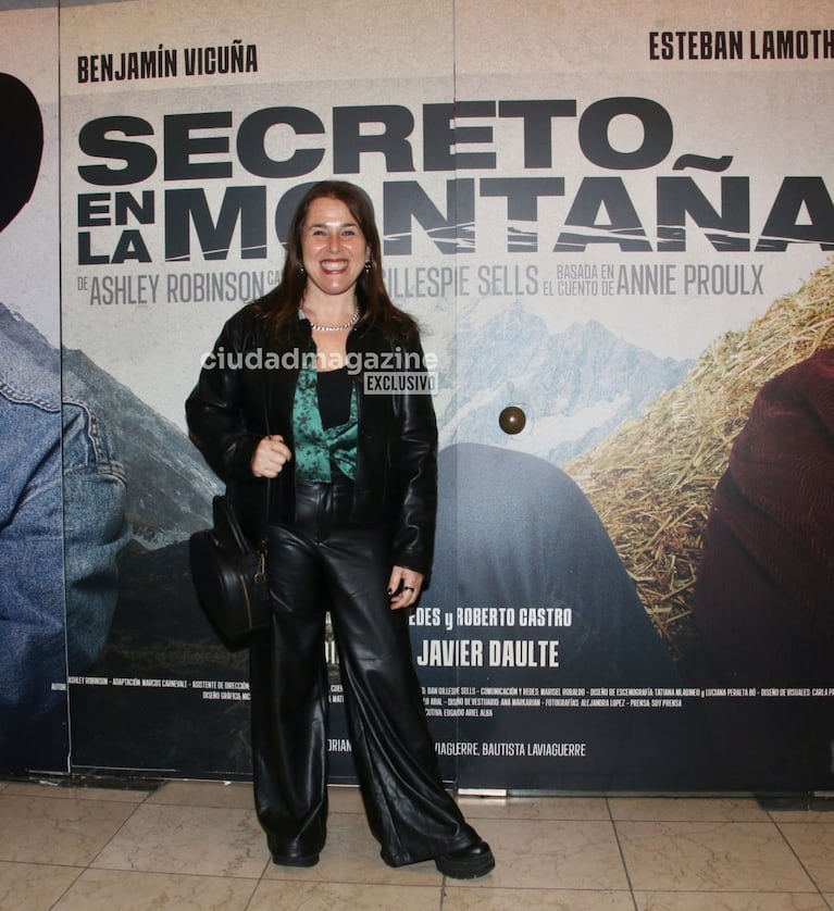 Malena Guinzburg en el estreno de Secreto en la Montaña (Foto: Movilpress).