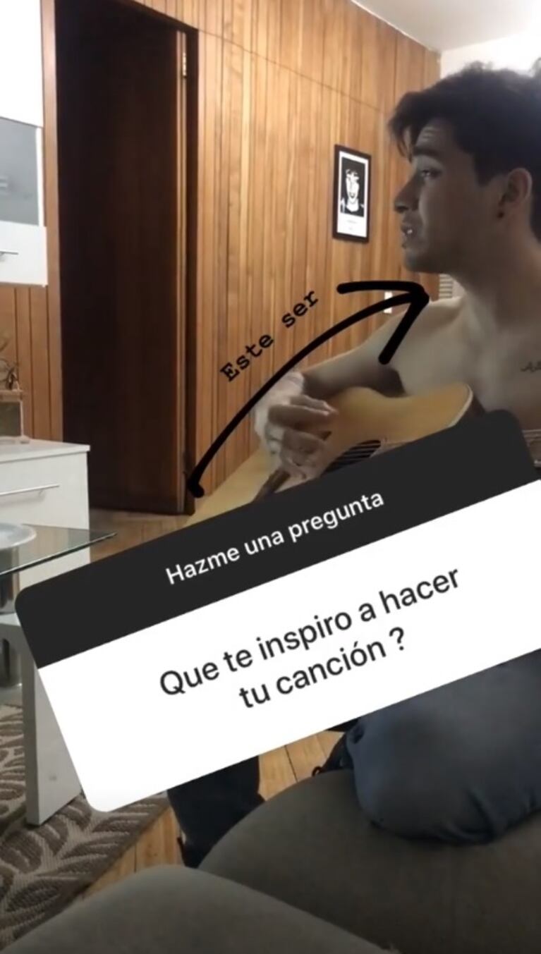 Malena Narvay habló de Esta historia, la canción que le dedicó a Julián Serrano: "Fue en un momento un poco triste del principio de esta relación"
