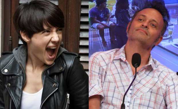 Malena Pichoto le pegó a Augusto Tartufoli por su imitación de TMZ en AM. (Foto: Web)