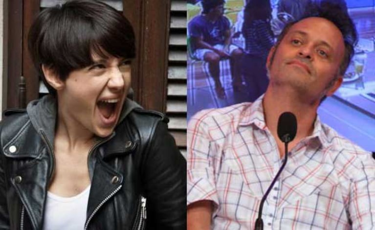 Malena Pichoto le pegó a Augusto Tartufoli por su imitación de TMZ en AM. (Foto: Web)