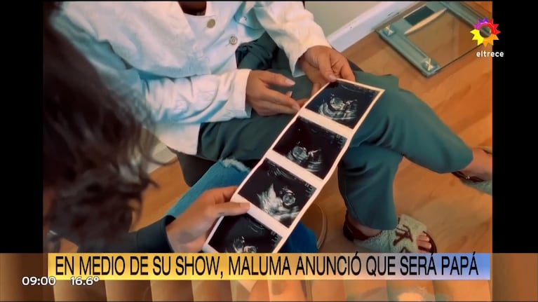 Maluma anunció en pleno show que va a ser papá: el emotivo momento