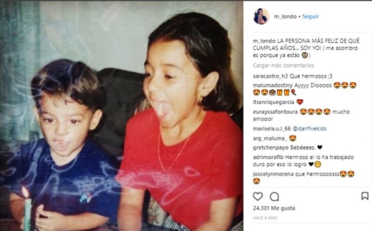 Maluma arrasa en las redes sociales con fotos de cuando era un nene