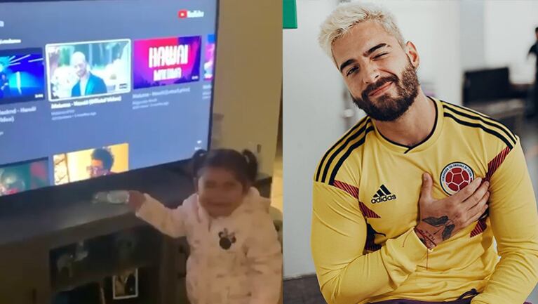 Maluma compartió un tierno clip de una pequeña fanática.