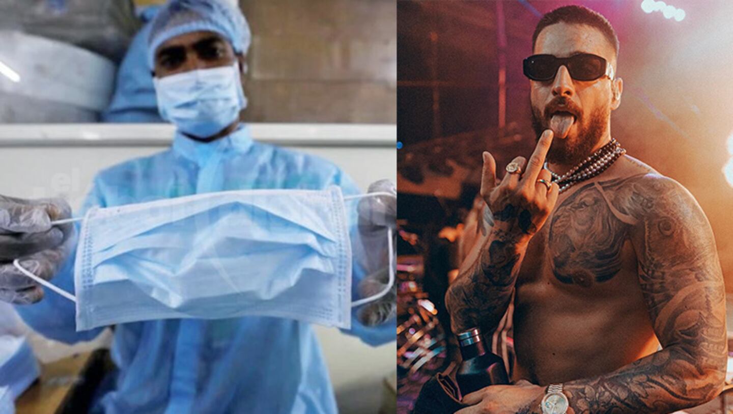 Maluma lanzó un exabrupto al hablar del coronavirus.