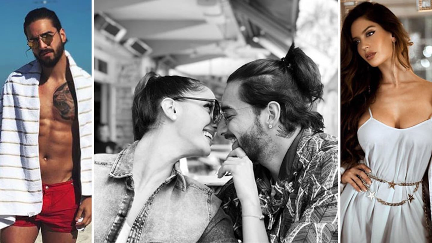 Maluma oficializó su noviazgo con Natalia Barulich con una romántica foto: Me hacés sonreír