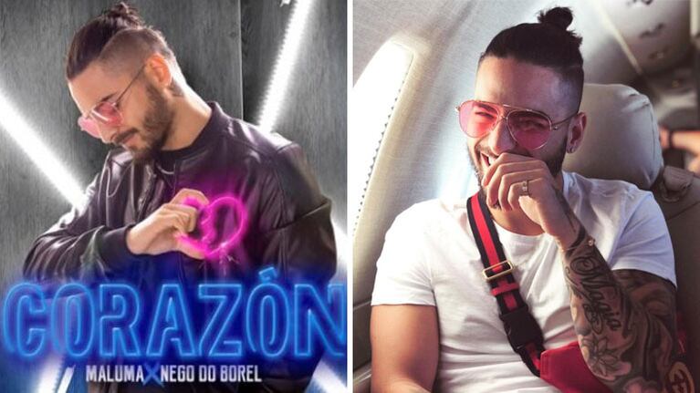 Maluma récord: su tema Corazón superó el millón de reproducciones en 12 horas