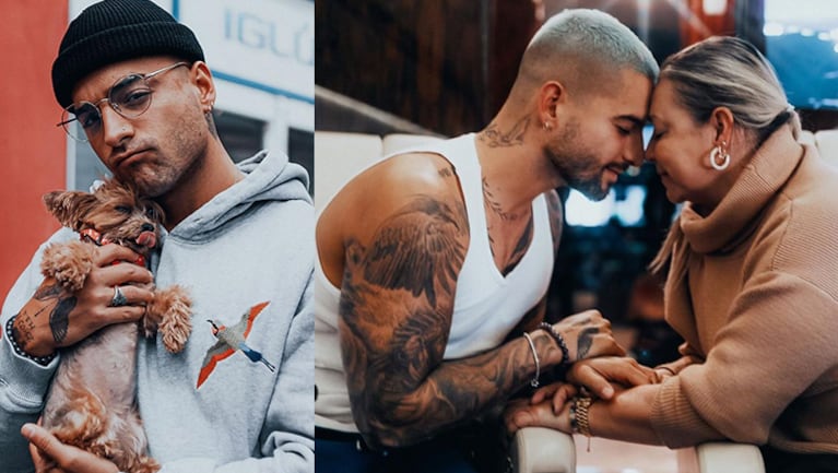 Maluma se mostró agradecido por tener a su mamá en su vida.