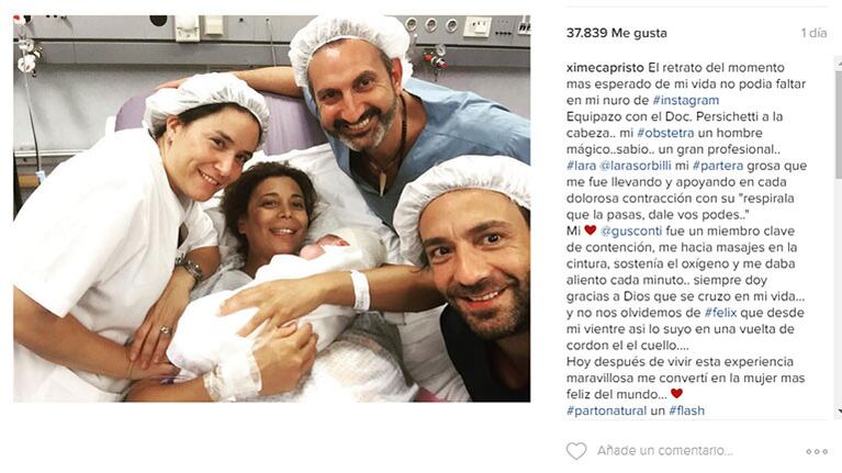 ¡Mamá feliz! La conmovedora carta de Ximena Capristo, tras la llegada de Féliz