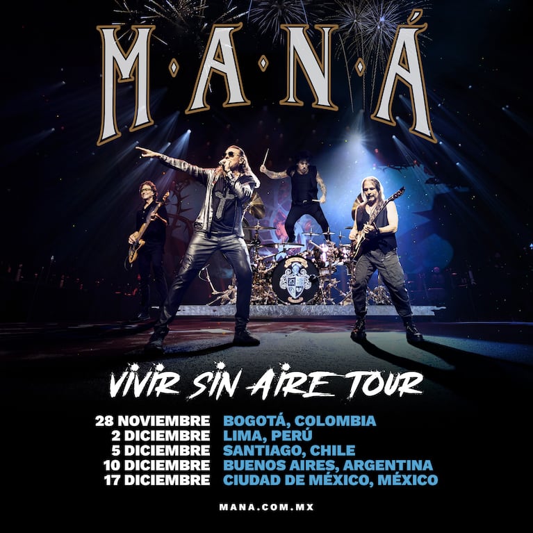 Maná vuelve al país. Foto: prensa