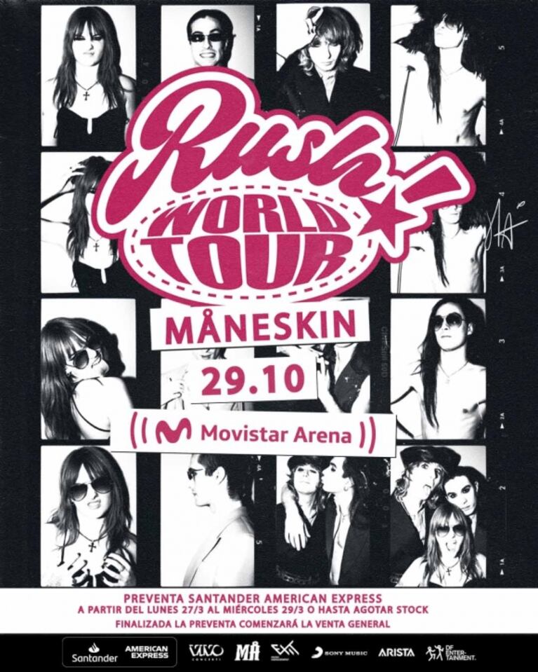 Maneskin vuelve a la Argentina: fecha, lugar y cómo comprar las entradas