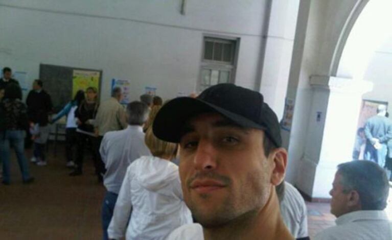 Manu Ginóbili, en pleno deber cívico. (Foto: @manuginobili) 