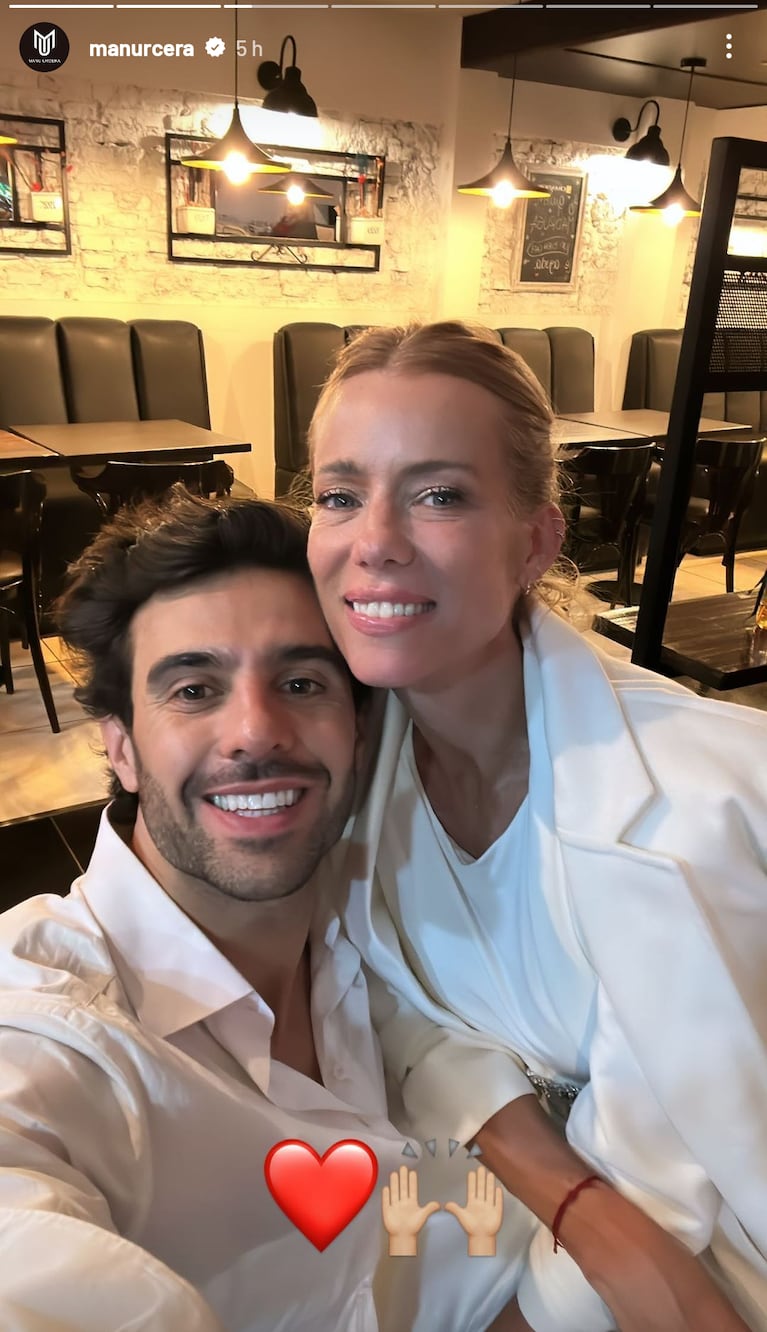 Manu Urcera y Nicole Neumann (Instagram)