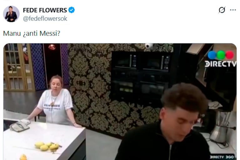 Manuel Ibero criticó a Lionel Messi y las redes sociales lo destrozaron (capturas de X y Telefe)