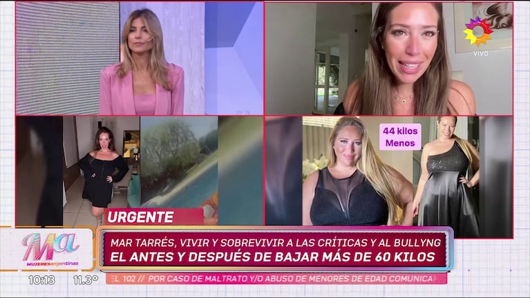 Mar Tarrés habló en Mujeres Argentinas (Foto: captura de eltrece).