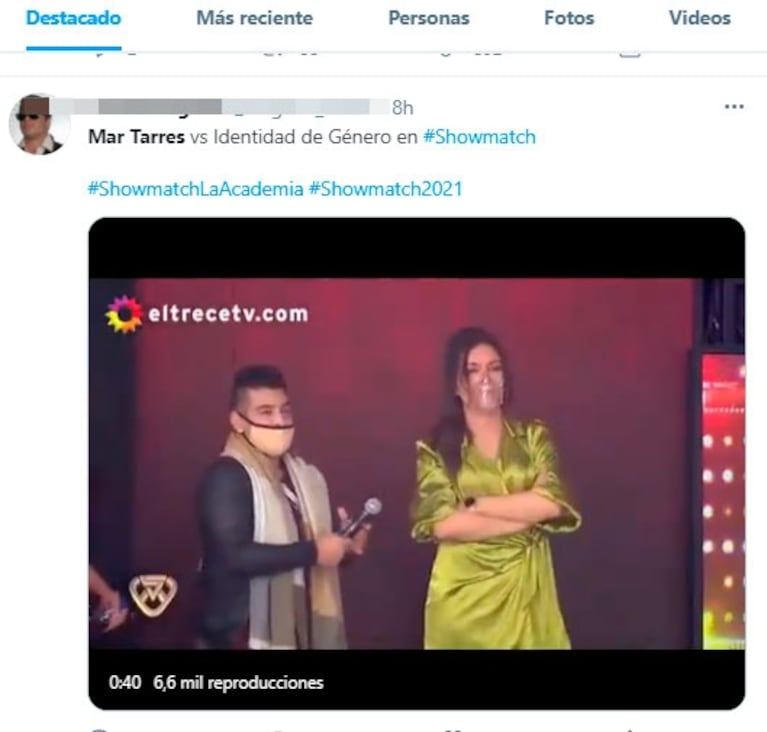 Mar Tarrés se vio envuelta en una nueva polémica por cómo se dirigió a una mujer trans en ShowMatch: "Es Sergio y Miranda"