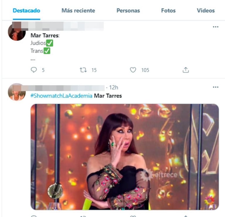 Mar Tarrés se vio envuelta en una nueva polémica por cómo se dirigió a una mujer trans en ShowMatch: "Es Sergio y Miranda"