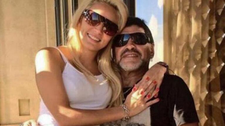 Maradona y Rocío Oliva