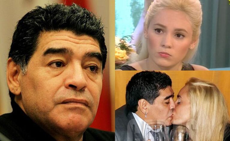 Maradona y una nueva medida judicial contra Rocío Oliva (Fotos: Web). 