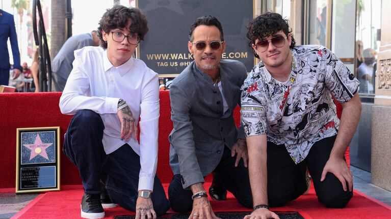 MARC ANTHONY ya tiene su propia estrella en el Paseo de la Fama en Hollywood (Foto: REUTERS/Mario Anzuoni)